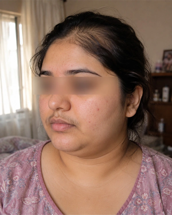 PCOS treatment before result